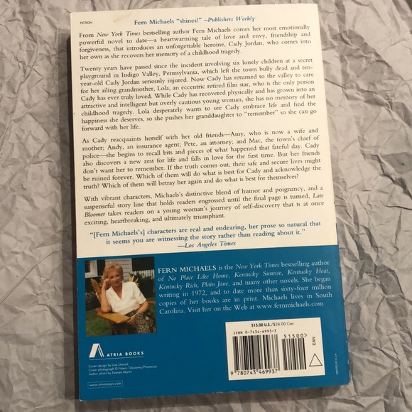 ⭐️5 for $20⭐️ Late Bloomer by Fern Michaels - Picture 2 of 2